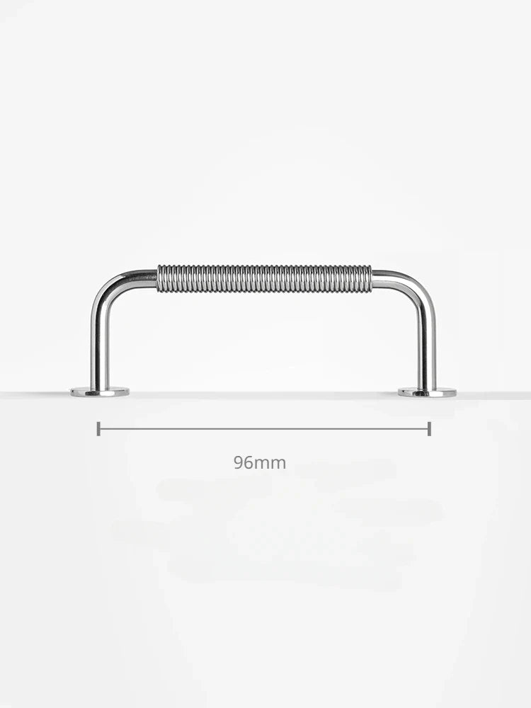 Silver Drawer Pull – Nordic Style Brass Handle  