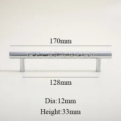 Sleek Chrome Brass Handles – 8.8" T-Bar Pulls for Drawer Design
