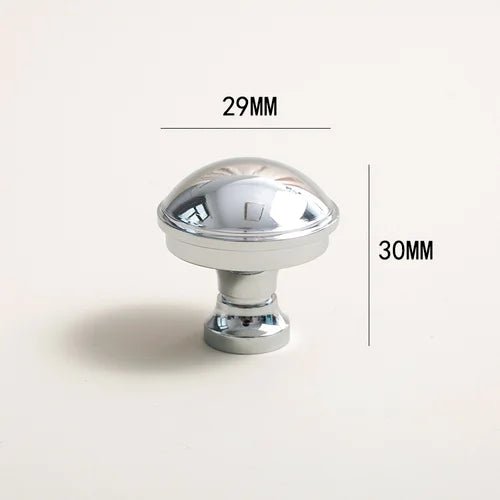 Chrome and Silver Pull - French Cabinet Handle