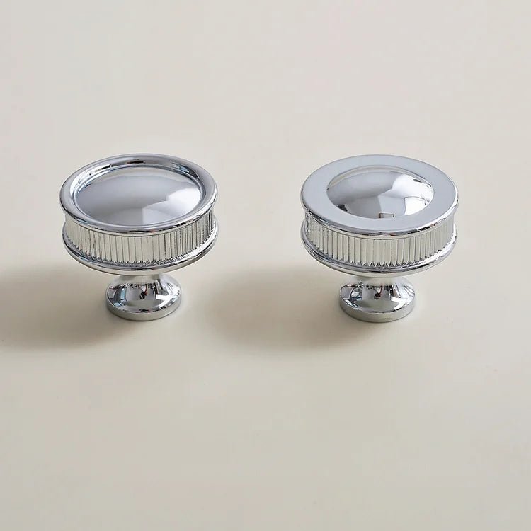 Chrome Brass Drawer Knobs – Plate Handle Pulls