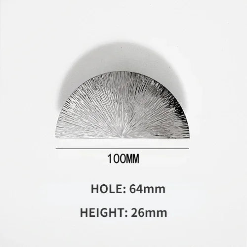 Modern Chrome Semi-Circular Cabinet Knob – Pull Handle for Stylish Drawers