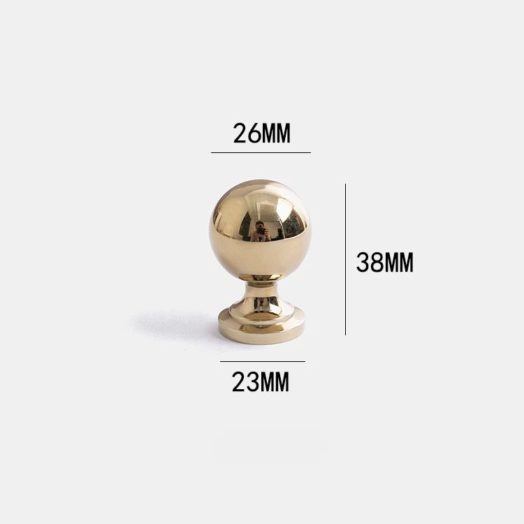 Classic Gold Cabinet Handle – Brass T-Bar Pull  