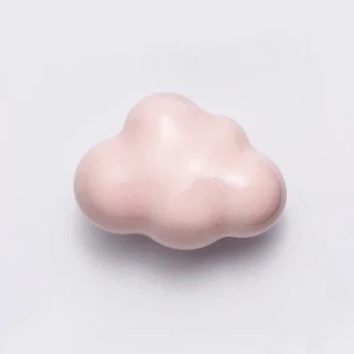 Cloud Ceramic Knobs – Pink Drawer Pulls for Kids' Furniture Design