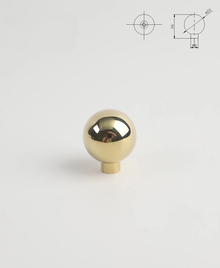 Marine-Inspired Brass Handle – Rope Texture Pull  