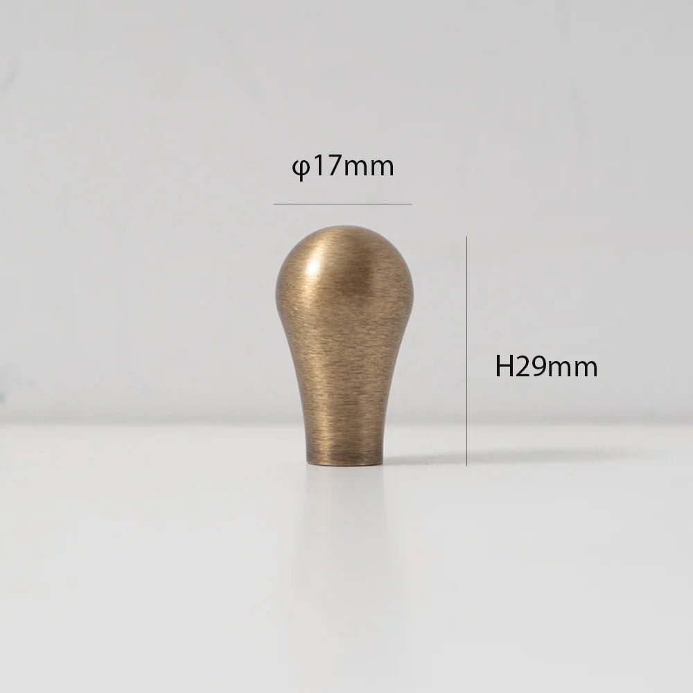 Compact Bronze Knobs for Cabinets – Minimalist Style