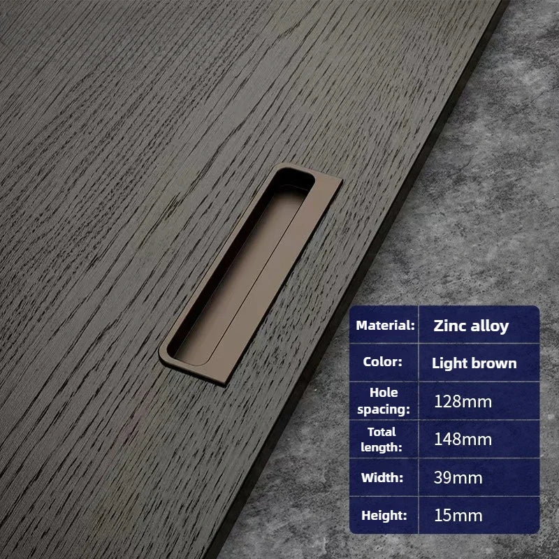 Luxury Concealed Recessed Groove Handle for Sliding Doors and Cabinets