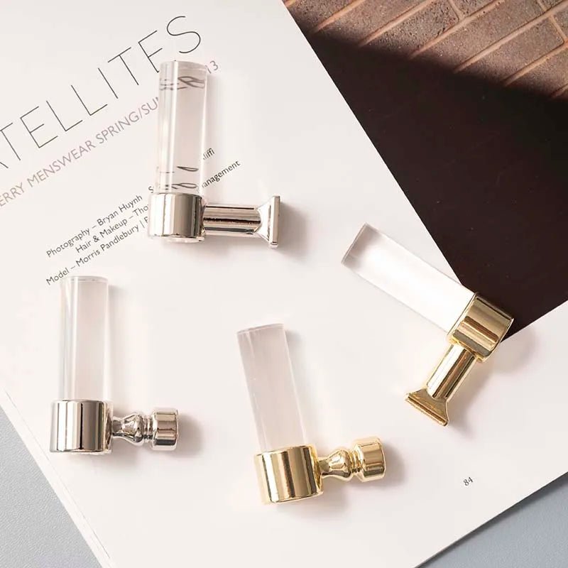Acrylic Wall Hook – Modern Brass Key Hanger