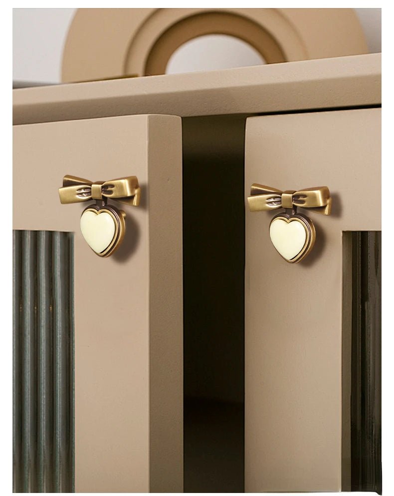 Bow Shape Cabinet Knobs - Romantic Bronze Dresser Handles PlatePrestige Bow Shape Cabinet Knobs - Romantic Bronze Dresser Handles PlatePrestige