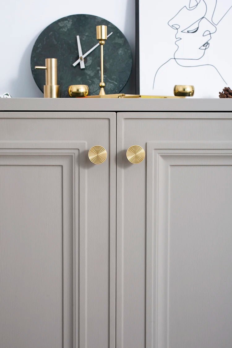 Premium Brass Knob Cabinet Handle – Modern Drawer Pull