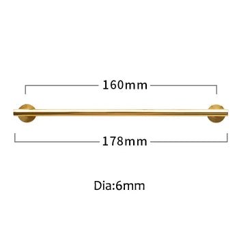 Long Gold Cabinet Pull – Brass T-Bar Handle  