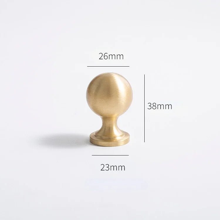 European Style Brass Drawer Pull – Vertical Lines T-Bar Design