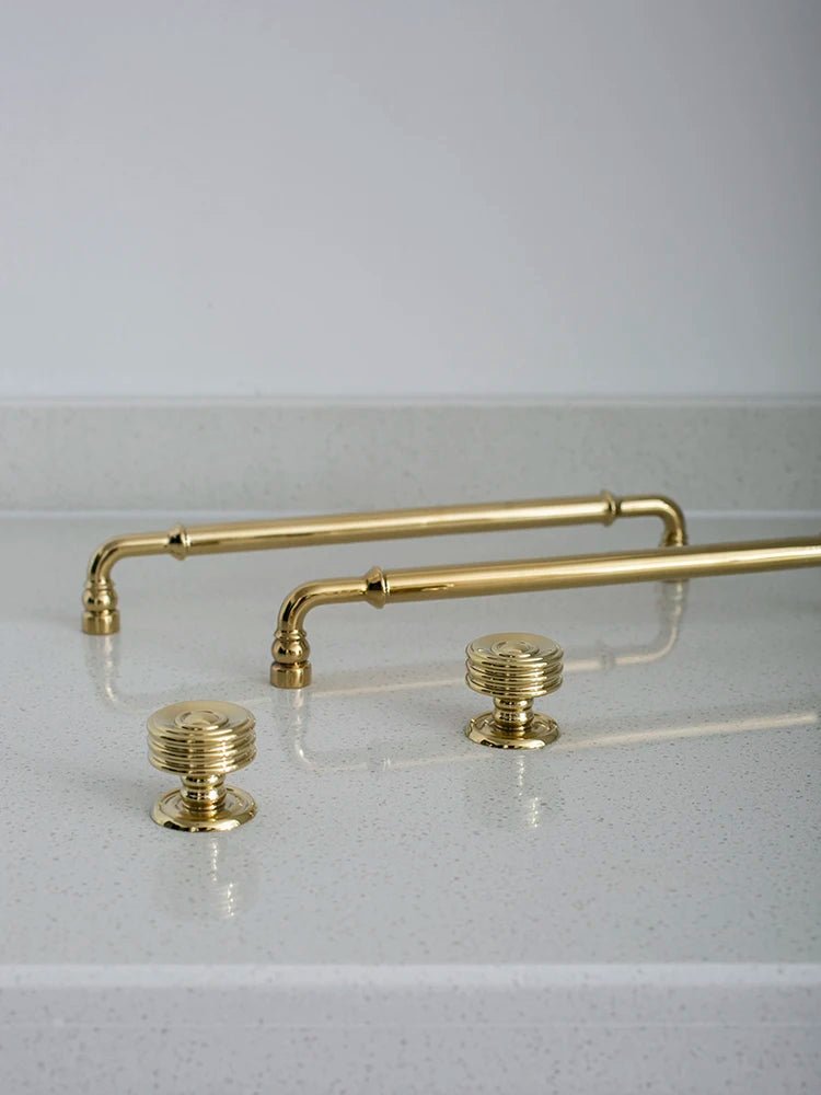 Premium Bright Gold Cabinet Pulls – Modern Drawer Knobs for Furniture