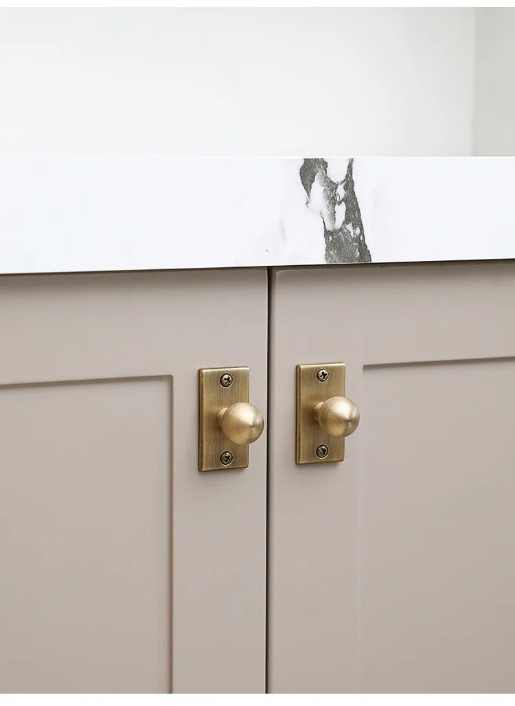 Luxury Bronze Sphere Knobs for Cabinets – Ball Pendant Pull Handles