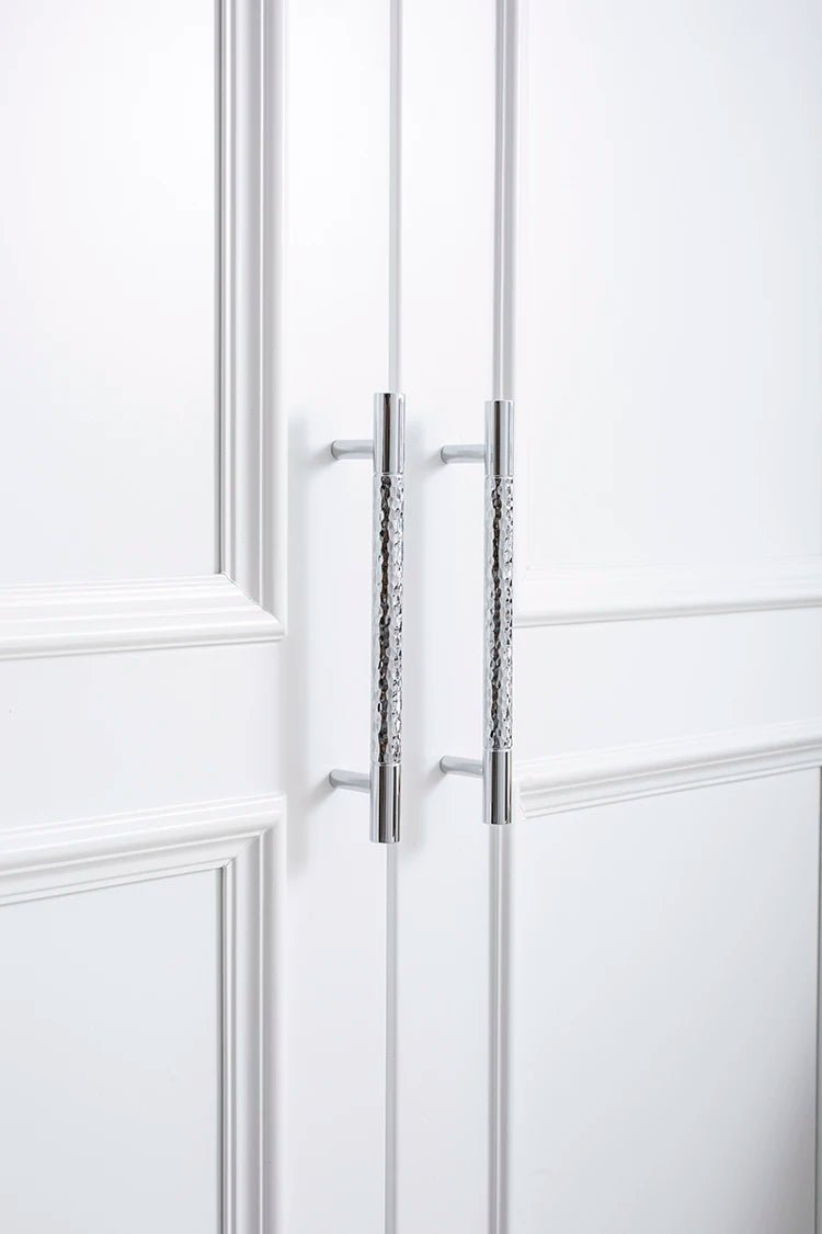Premium Chrome Brass T-Bar Pulls – 8.8" Cabinet Handles