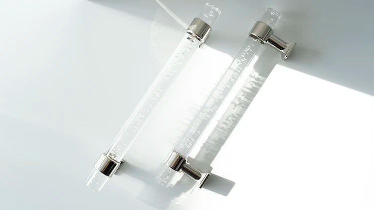 Elegant Clear Acrylic Pull – Modern T-Bar Handle for Cabinets