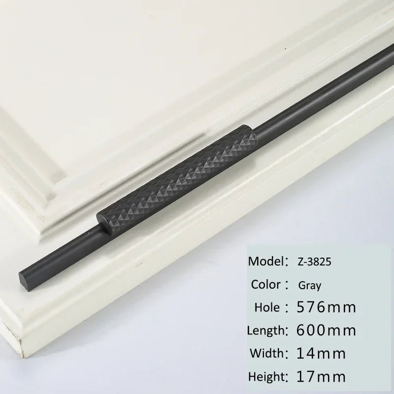 Extra-Long 40" Black/Gold Aluminum Pull Handles for Sleek Cabinets