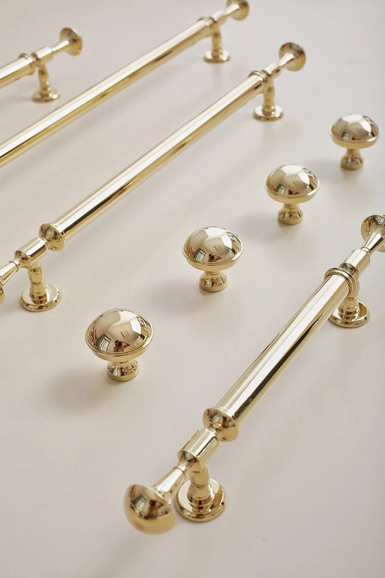 Premium French Brass Handles – Modern Drawer Pulls for Cabinets