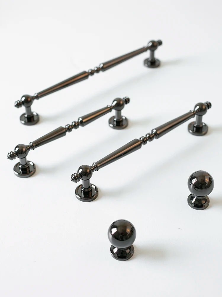 French Style Brass Cabinet Handle – Dark Drawer Knob