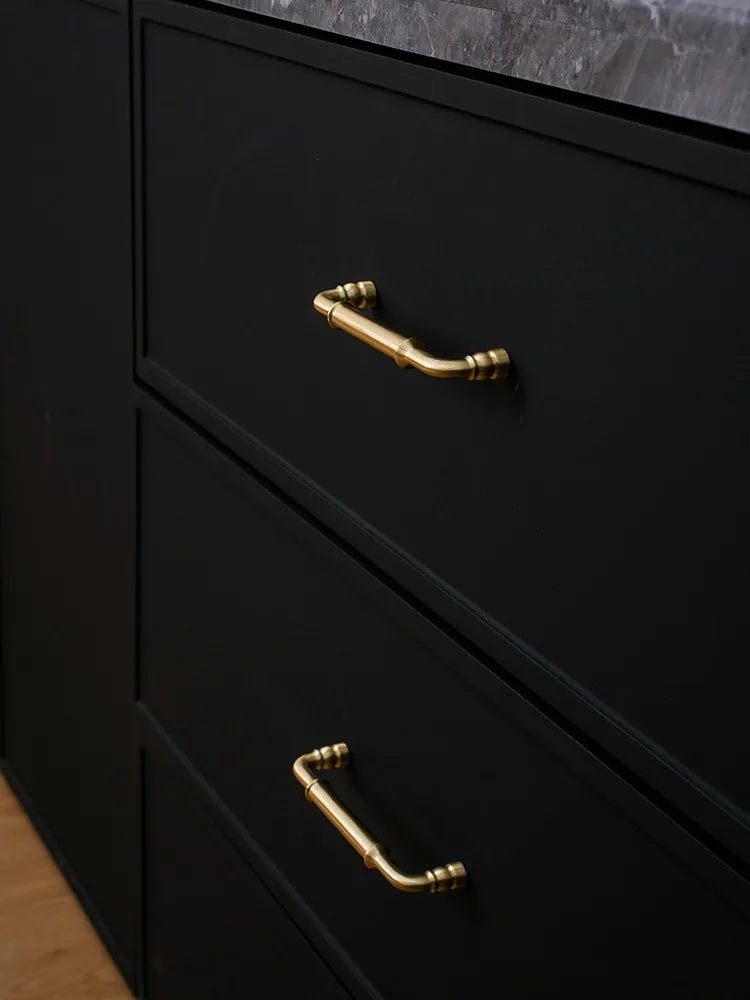 Elegant Gold Solid Brass Handles – Modern Knobs for Furniture