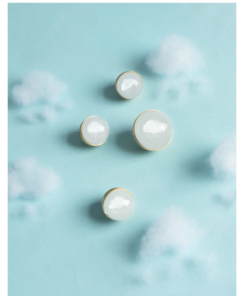Luxury Acrylic & Brass Ball Knobs – Modern Drawer Pulls for Furniture