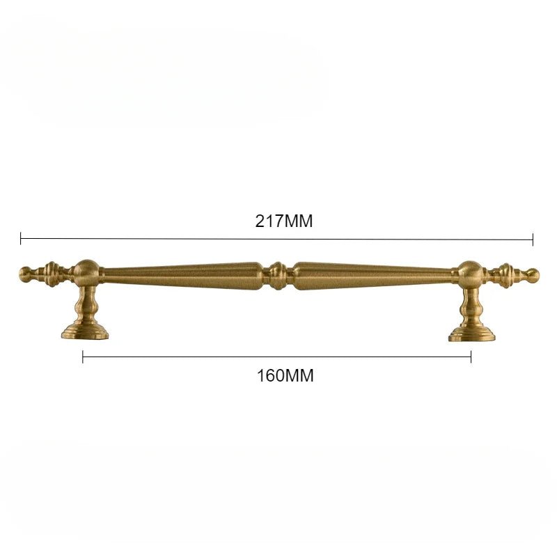 Sleek Solid Brass Cabinet Pull – American Style for Modern Drawers