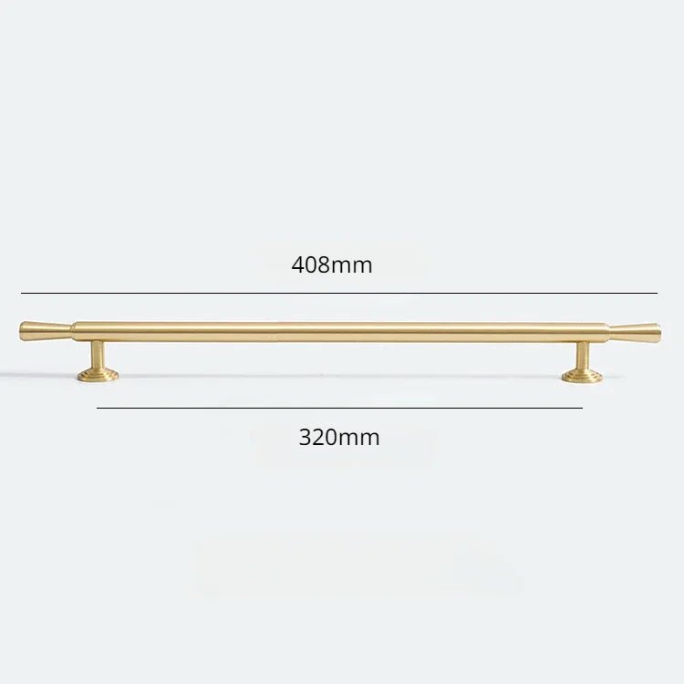 High-Quality Solid Brass T-Bar Cabinet Handles for Stylish Pulls