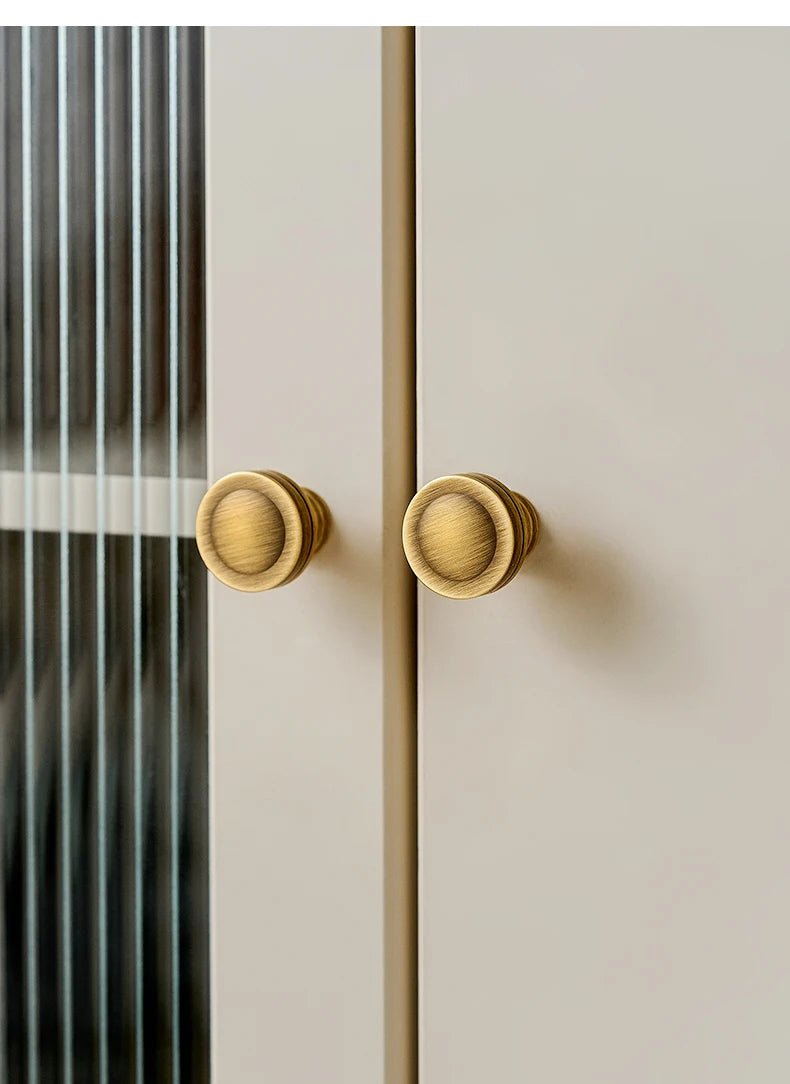 Premium Textured Bronze Cabinet Pulls – Vintage Vertical Handles