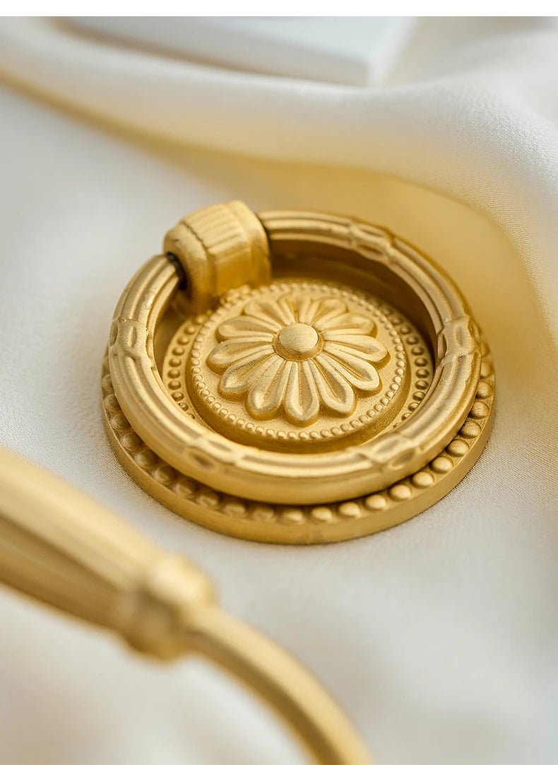 High-Quality Vintage Brass Cabinet Pulls – Gold & Bronze Handles