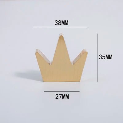 Crown Brass Knobs for Cabinets – Elegant Pull Handles for Drawers