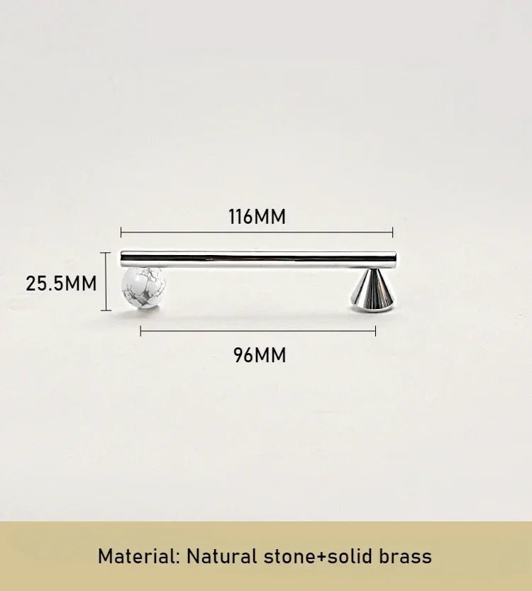 Crystal & Brass Pulls for Drawers – Chrome Handles for Stylish Cabinets
