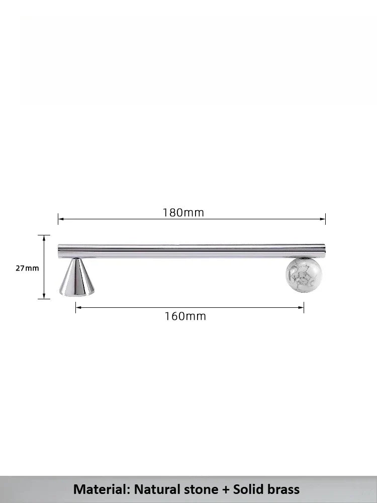Crystal & Brass Pulls for Drawers – Chrome Handles for Stylish Cabinets