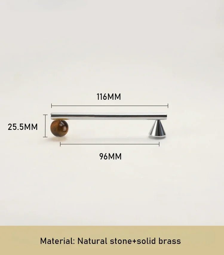 Stylish Crystal & Brass Knobs – Chrome Pulls for Modern Cabinets
