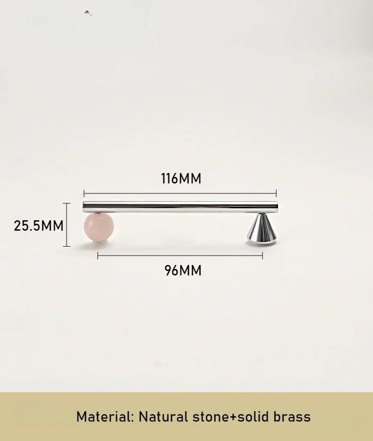 Durable Crystal & Brass Handles – Chrome Pulls for Modern Design