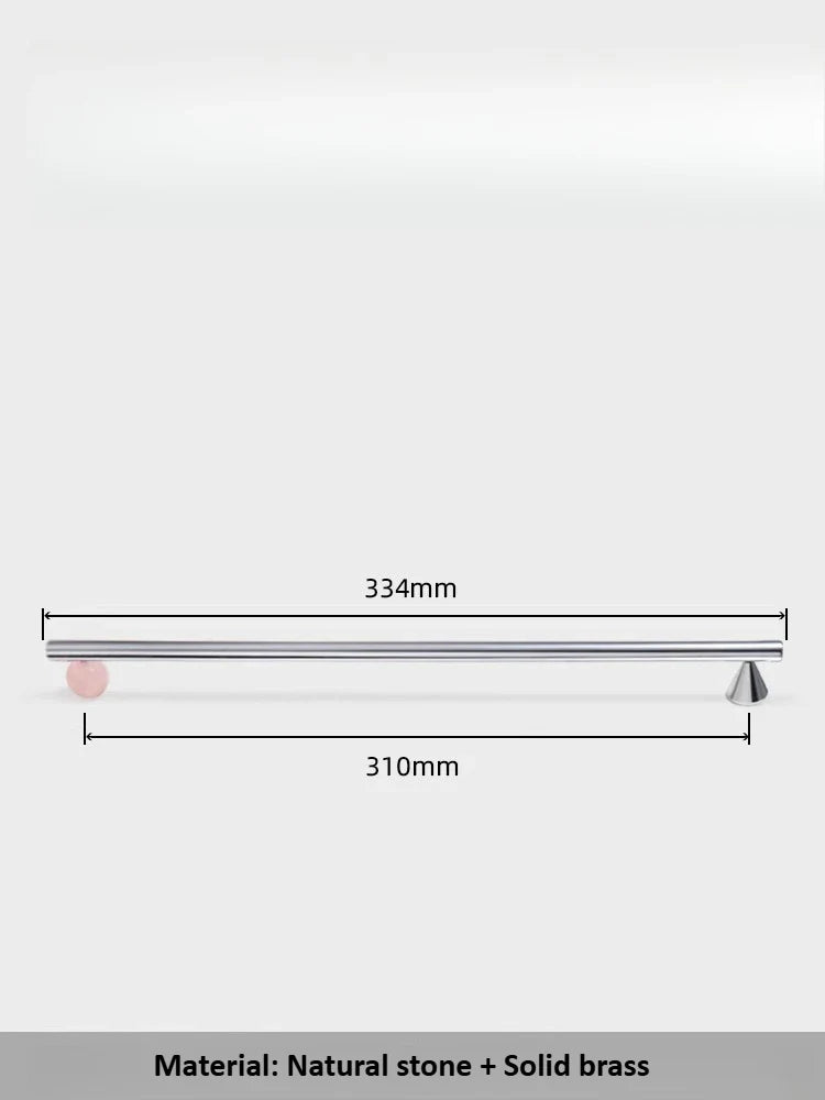 Crystal & Brass Drawer Handles – Chrome Pulls for Cabinet Design