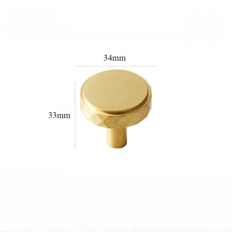 Vertical Pattern Brass Pull Handle for Drawers
