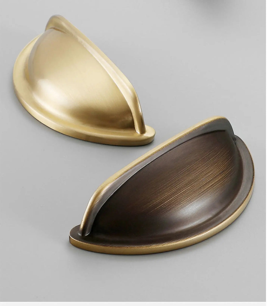 Bronze Shell Brass Drawer Handle – Cabinet Knob