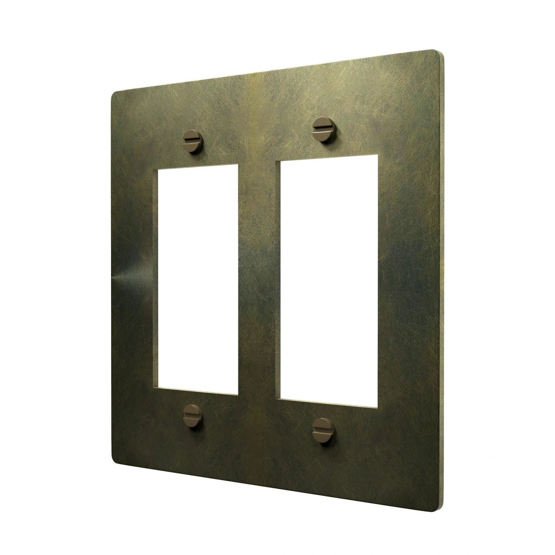 Brass Decora Faceplate - Electrical GFCI Cover