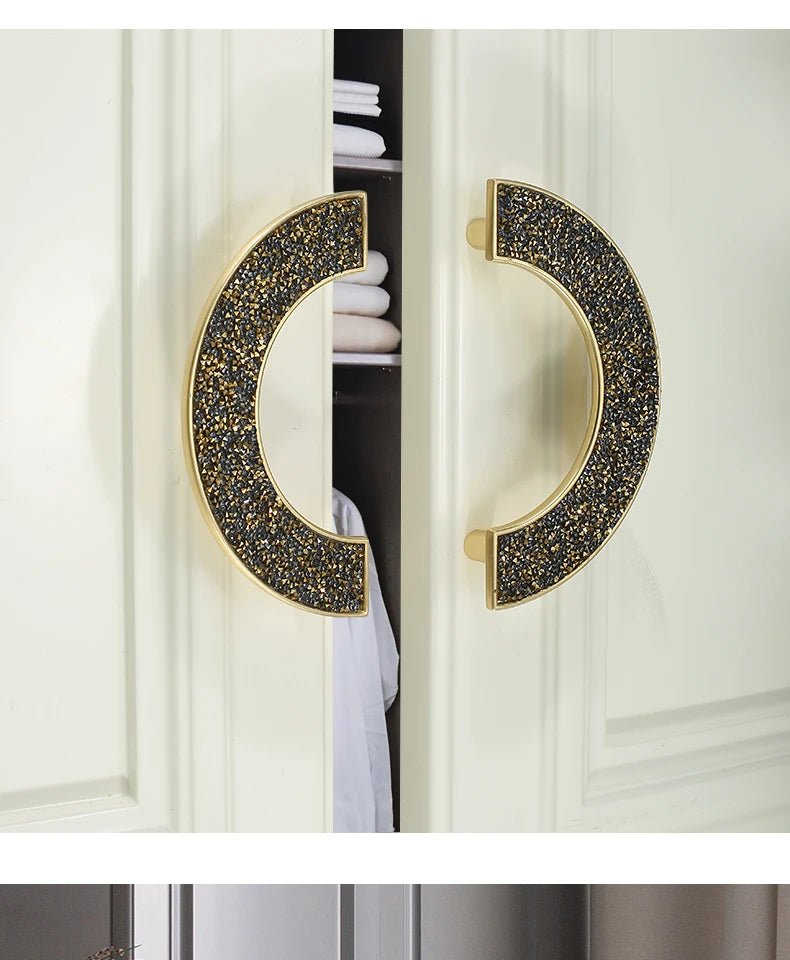 DIY Modern Simplicity Black Cabinet Handle Knobs