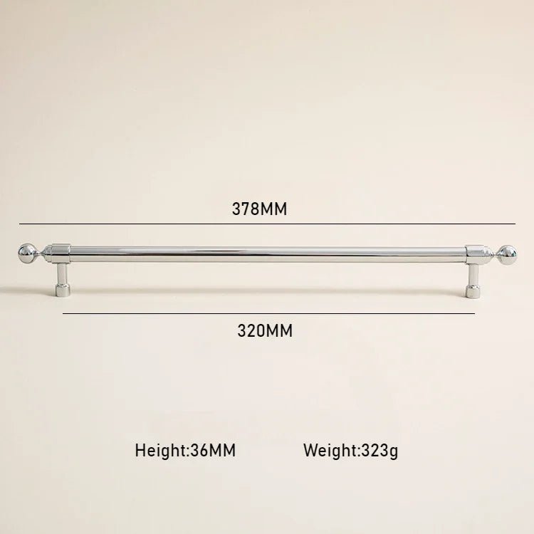 Light luxury solid brass handle for stylish cabinets