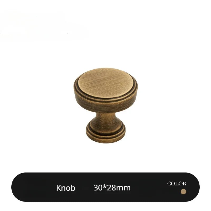 Antique Brass Pulls and Knobs – T-Bar Design for Furniture