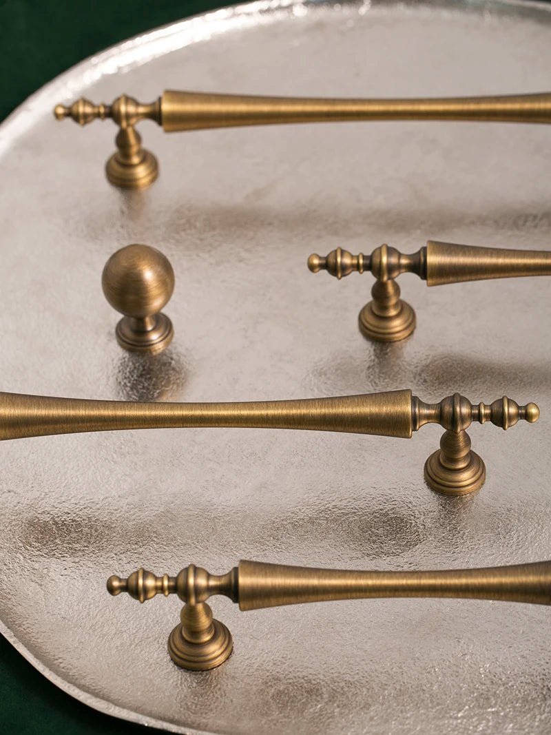 Antique Brass Handles – Vintage Bronze Cabinet Pulls