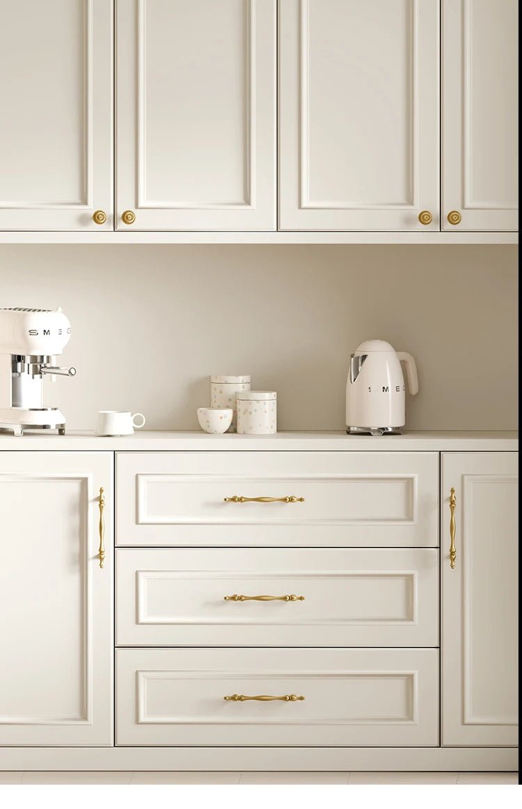 Sleek Brass Pulls and Knobs for Stylish Cabinet and Furniture Design