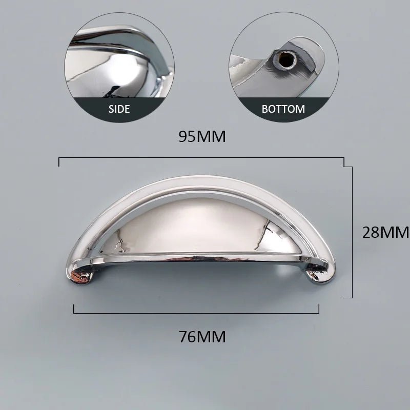 Bronze Shell Brass Drawer Handle – Luxury Cabinet Knob Design