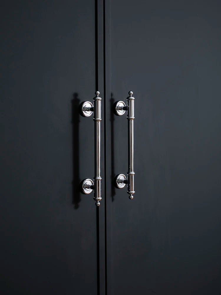 Sleek Chrome Brass T-Bar Handles – 6.3" Pulls for Cabinets