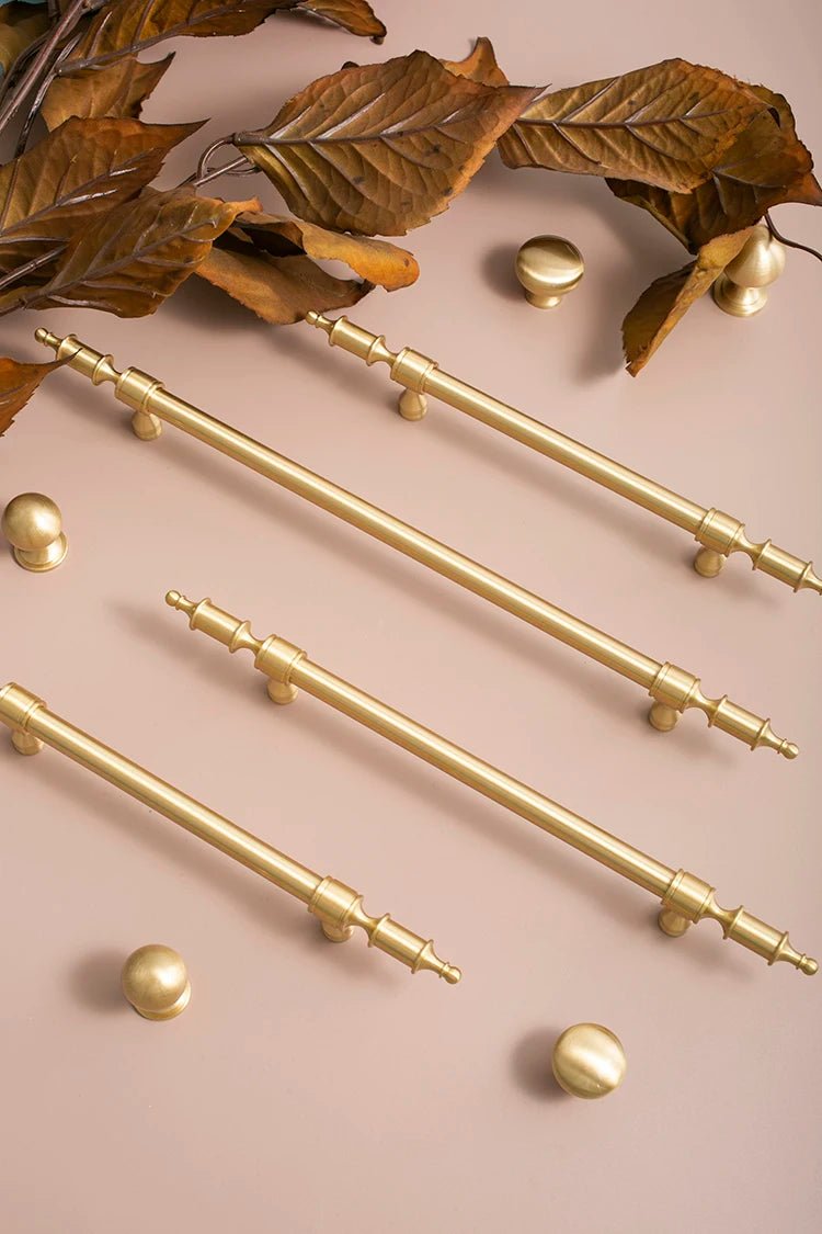 Premium European Brass Pulls – Gold Handles for Stylish Cabinets