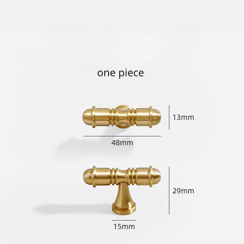 Premium Gold Brass Knobs – 3.78"-6.3" Cabinet Pull Handles