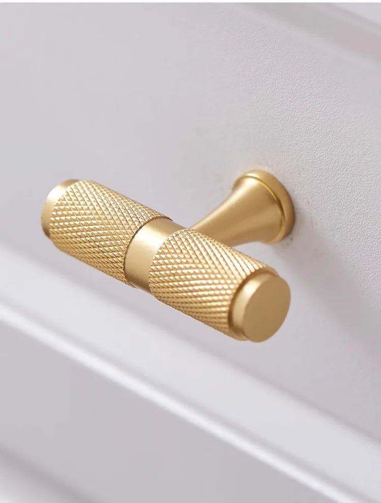 Elegant Gold Round Knobs – Brass Drawer Pulls for Cabinets