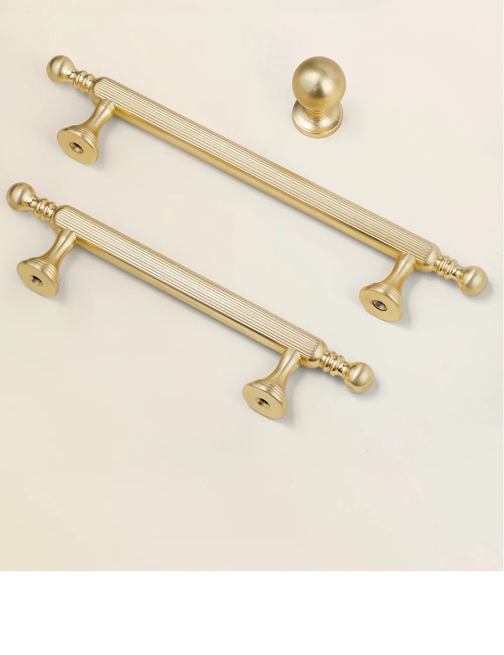 Stylish Gold Cabinet Handles – 5" Zinc Alloy Pull Handles for Drawers