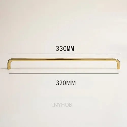 Luxury Minimalist Gold Brass Cabinet Pulls – 5"-12.6" Handles
