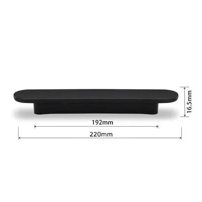 Elegant 5" Modern Black Cabinet Handles – Matte Zinc Pulls for Drawers